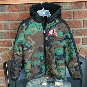 Nike Air Jordan Camo Puffer Jacket